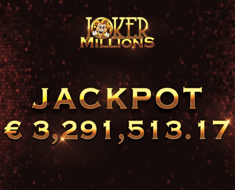 joker millions jackpot win